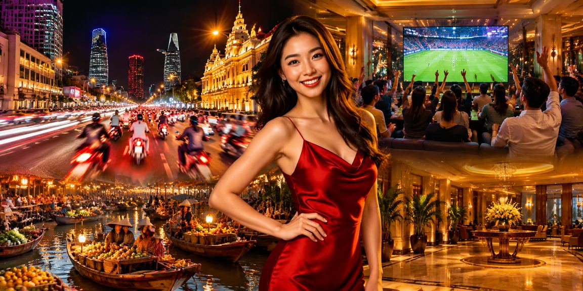 Người dùng TP.HCM xem bóng đá và cá cược trên điện thoại tại chợ đêm